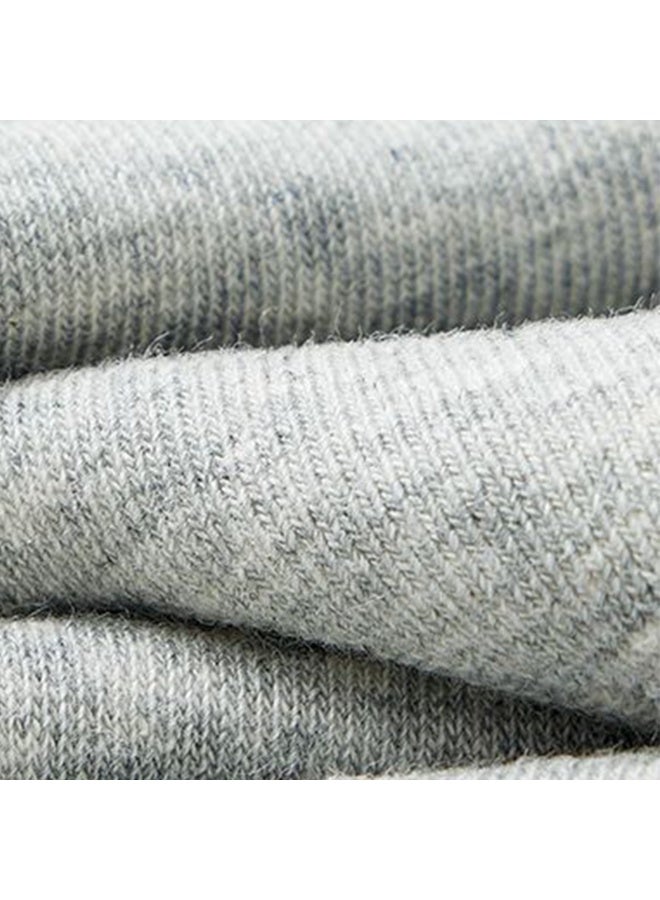 جوارب طويلة رجالية من القطن الممشط المضاد للبكتيريا، مقاس واحد يناسب الجميع، 5 أزواج (مناسبة للمقاسات من 40 إلى 44) - Image 4